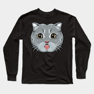 Cute Cat Long Sleeve T-Shirt